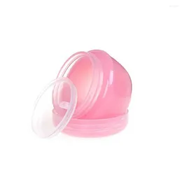 Storage Bottles 80pcs/lot 20ml 20g Small PP Plastic Cream Jar Cosmetic Sample Container With Lids Makeup Bottle Pot