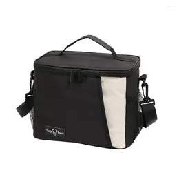 Dinnerware Large Capacity Insulated Cooler Waterproof Lunch Box Bag For Work Office Travel Pizza Fresh Delivery Container