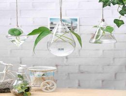 3 Pack Hanging Plant Glass Vase Terrarium Planter decoration hanging bulb vase decorative design flower vases wedding decorative v5977941