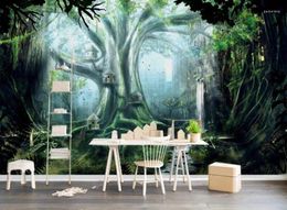 Wallpapers Custom Wallpaper 3d Wall Home Improvement Green Woods Po Mural For Living Room Bedroom Landscape TV Background