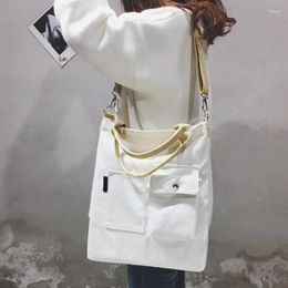 Shoulder Bags Handbags For Women Large Capacity Crossbody Bag Canvas Casual Travel Mobile Phone Shopper Female Bolsos Bolsas