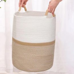 Laundry Bags Opening Storage Basket Toys Container Capacity With Easy Carry Handles For Home House-moving