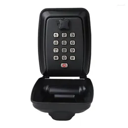 Storage Bottles Easy To Install Key Lock Box For Home Anti Theft Wall Mounted Safe Holder