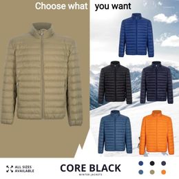 Men's Jackets COREBLACK Short Down For Men High Quality 90% White Duck Thermal Man Waterproof Windbreak Coat