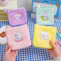 Storage Bags Sanitary Napkin Travel Cute Korea Coin Purse Bag Jewelry Organizer Card Pouch Case Small Makeup Cosmetic