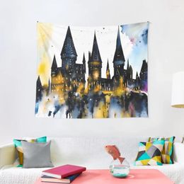 Tapestries Castle On The Hill Tapestry Bathroom Decor Wall Carpet Home Decorating Decoration For Rooms