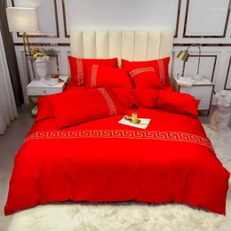 Bedding Sets Cotton Luxury Classic Aesthetic Modern Design Double Set Bedroom Juegos De Cama Bed Sheet BD50CJ