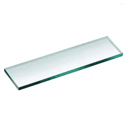 Storage Boxes Glass Vanity Shelf Waterproof Stainless Steel Polished Easy Instal 13-5/8" X 4-1/4" 3-/8" Size