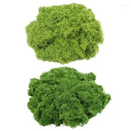 Decorative Flowers Fake Grass For Christmas Terrariums Potted Plant Artificial Moss D08D