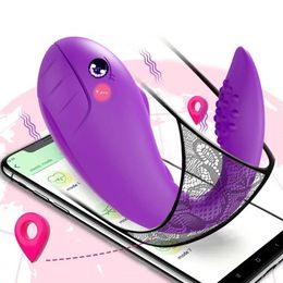 Other Health Beauty Items Wireless Bluetooth G Spot Dildo Vibrator for Women APP Remote Control Wear Vibrating Egg Clit Female Vibrating Panties Toys T240510