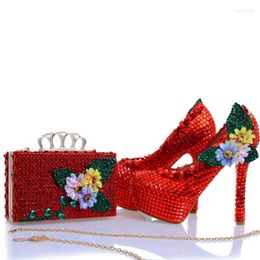 Dress Shoes Red Rhinestone Wedding With Finger Clutch Gorgeous Bridal Matching Purse Mother Of The Bride
