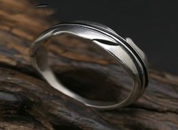 925 Sterling Silver Ring Men Jewellery Tree Leaf Vintage Finger Engagement Ring Gift Fine Jewelry2220625