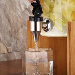 Bathroom Sink Faucets 1Pc Glass Wine Bottle Faucet Jar Barrel Spigot Water Tank Valve Dispenser Switch Tap Beer Beverage Drink