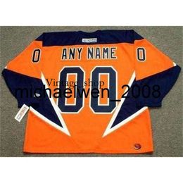 Vin Weng 2018 Custom Men Women Youth NEW YORK 2006 CCM Alternate Customised Hockey Jersey Goalie-cut Top-quality Any Name Any Number