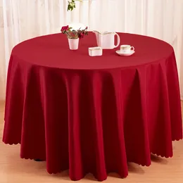 Table Cloth 2024 Square Cover Pure Color Round Cloth_AN31