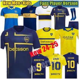 2024 2025 CA Boca Juniors CAVANI Soccer Jerseys 21 22 23 24 25 CARLITOS MARADONA Club Atletico CONMEBOL LIBERTADORES MARADONA JANSON xxl