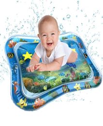 Baby Kids Water Play Mat Toys Inflatable thicken PVC Infant Tummy Time Playmat Toddler Activity Play Centre Water Mat F5011339