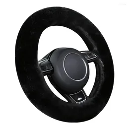 Steering Wheel Covers Warm Plush Car Cover Winter Fluffy Case Protector Auto Interior Accessories