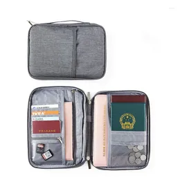 Storage Bags Travel Wallet Family Passport Holder Creative Waterproof Document Case Organiser Accessories Bag For Cards