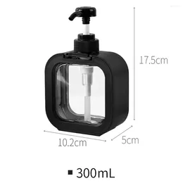 Liquid Soap Dispenser Portable Dispensers Clear Bottle Bathroom Hand Shampoo Shower Gel Container