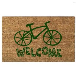 Carpets Bicycle Welcome Design Doormat Entrance Door Funny Front Indoor Rug Mat Non Slip 18 X 30