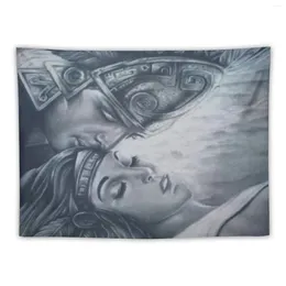 Tapestries Kissing Aztec Princess Tapestry Art Mural Wallpaper Bedroom