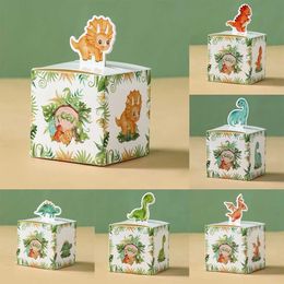 Gift Wrap Dinosaur Candy Box Theme Birthday Party Decoration Jungle Hunting Supplies Cookie Packaging BoxQ240511