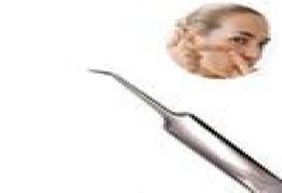 1 PCS Stainless Steel Tweezers Eyelash Extension Acne Blackhead Removal Safe Antistatic Cosmetics Tools Needle8219764