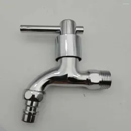 Bathroom Sink Faucets G1/2" High Quality Zinc Alloy Washing Machine Faucet For Swimming Pool Only Cold Water Garden