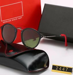 2021 Fashion Brand design Polarised Sunglasses driving Eyewear Metal Gold Frame Glasses Men Women Mirror Sunglasses Polaroid glass5046487