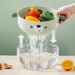 Plates Convenient Filter Perfect Kitchen Fruit Washing Basket Features Drainage Tool Vegetable