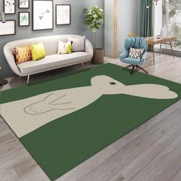 Carpets Cartoon For Living Room Bedroom Fancyoung Area Rugs Morandi Coffee Table Floor Mat Large Lounge Rug Decor