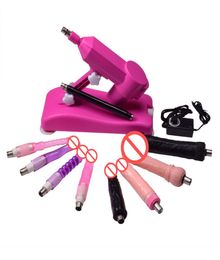 New Arrival Noiseless Automatic Sex Machine Gun Love Machine with 8 Kinds Dildo Attachments Automatic Machine Stronger Power Sex T5057521