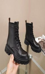 Martin Boots Winter Women039s Thick Sole Black Leather Fashion Versatile Autumn Luxury Designer Boots Size 35411235466