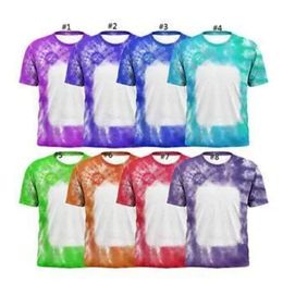 Shirt Heat T Party Transfer Decoration Printing Unisex Sublimation Bleached Blank Shirts Custom Bleach Requests Jy01 s