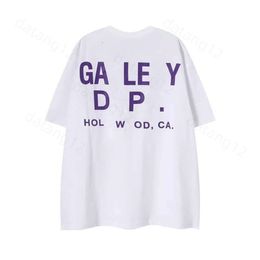 Gallerydeptshirt Mens T Shirt Designer Tshirt Gallerydept Crew Neck Short Sleeve Cotton Letters Casual Summer Flower Skull Spray Print Tee Shirt Luxe Tops 969