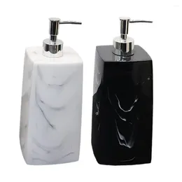 Liquid Soap Dispenser Resin Refillable Body Wash Bottle Holder With Pump Sink Gel