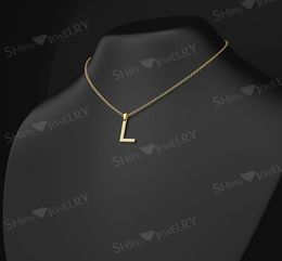 HBP fashion luxury Korean version simple micro inlaid zircon L letter necklace series net red versatile women039s love clavicle8975207