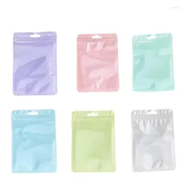 Storage Bags Bag Resealable Clear Packaging For Small Business 20pcs Pouch Sealing Sealed Pocket Sample Food