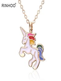 HORSE Necklace For Girls Children Kids Enamel Cartoon Horse jewelry accessories Women Animal Necklace Pendant4119643