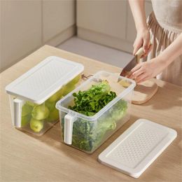 Storage Bottles Kitchen Supplies Crisper Warm Handle Light Yellow Extended Freshness Box Category Green Healthy Material