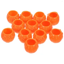 Storage Bottles 12 Pcs Halloween Witch Bucket Decorations Mini Witches Miniature Cauldron Party Plastic Cauldrons