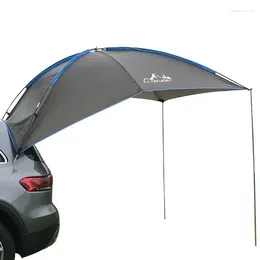 Tents And Shelters 3-4Persons Portable SUV Self-driving Car Rear Side Tent Outdoor Camping Sunshade Waterproof Multi-function Sunscreen