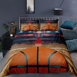 Bedding Sets 3D Basketball Design Duvet Cover Set Quilt Covers And Pillow Cases Full Twin Double Single Size Custom