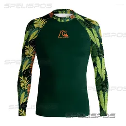 Women's Swimwear Men Surfing Shirts Long Sleeve Tight UV Protection Water Sports Swimming Floatsuit Diving Tops Boxing T-shirt