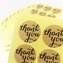 Gift Wrap 120 Pcs/lot "Thank You" Craft Packaging Seals Kraft Sealing Sticker Labels Wedding Decoration Scrapbooking