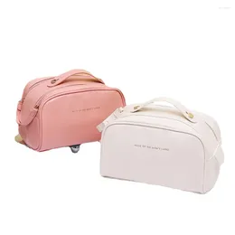 Storage Bags The Rich Family Lady High Appearance Level Handhold Bag Noble Travel Pillow Makeup Portable Lover Gift