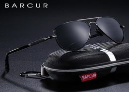 BARCUR Polarised Mens Sunglasses Pilot Sun glasses for Men accessories Driving Fishing Hiking Eyewear Gafas De Sol Y2006194074302