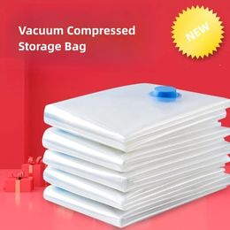 3-5 st vakuumväska och pumpskydd för kläder som förvarar stor plastkomprimering Tom väska rese Tillbehör Förvaringsbehållare 240507