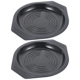 Table Mats 2 Pcs Casserole Tray For Dishes Multi-purpose Base Plate Stone Pot Heat-resistant Pads Melamine Holder